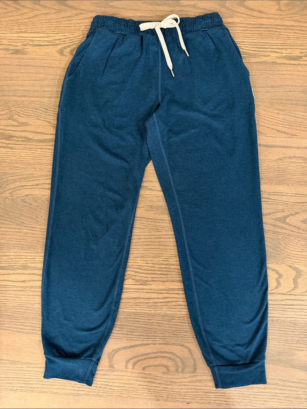 Vuori Navy Blue Jogger Pants with White Drawstring